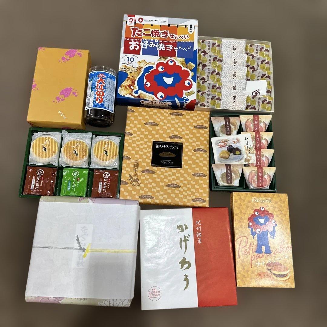 和菓子 洋菓子 海苔など