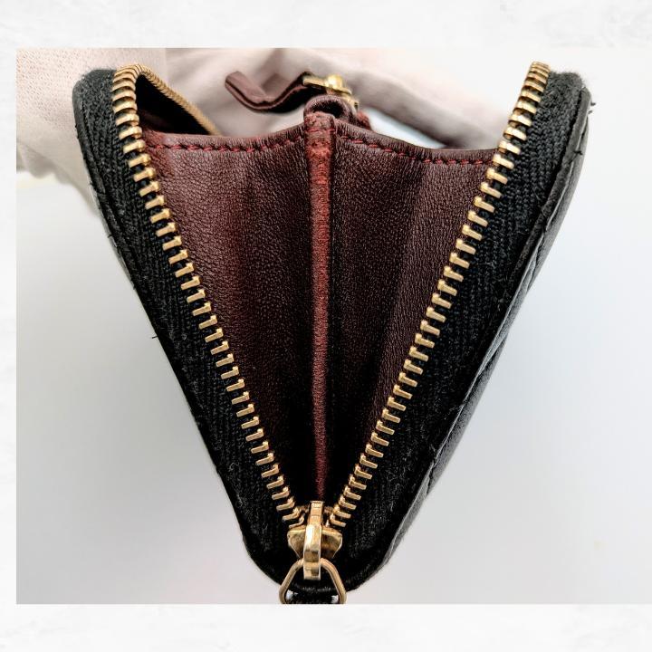 CHANEL＊シャネル＊ラウンドジップ＊長財布＊ミディアムロング＊マトラッセ