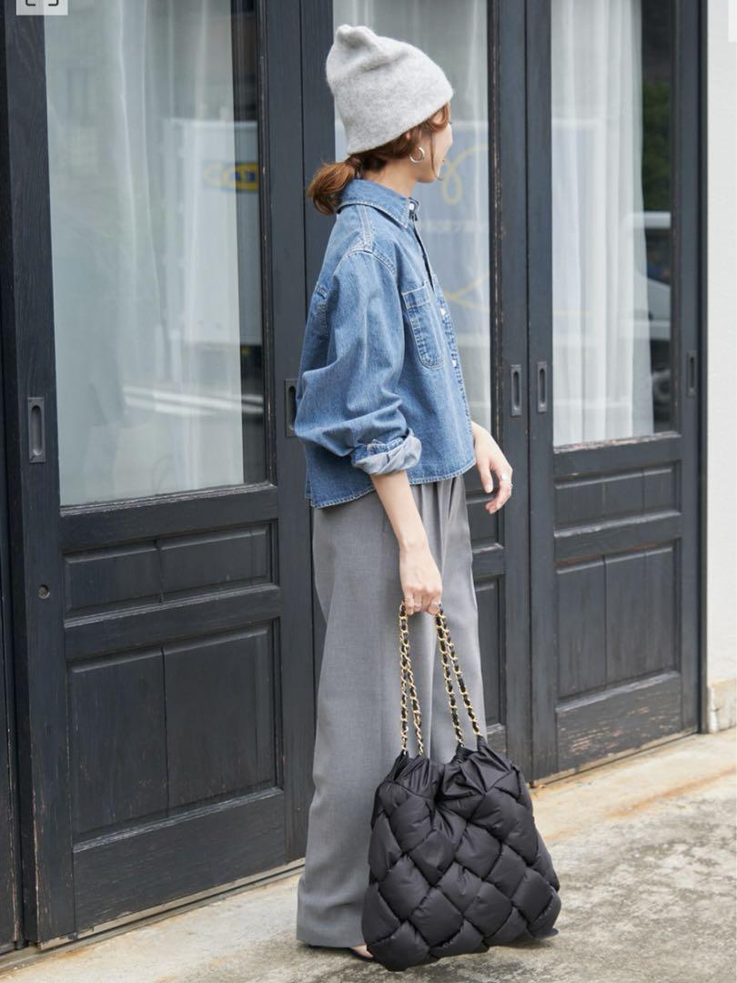 Spick and Span ナイロンボンディングメッシュチェーンバッグ Spick and Span ナイロンボンディングメッシュチェーンバッグ