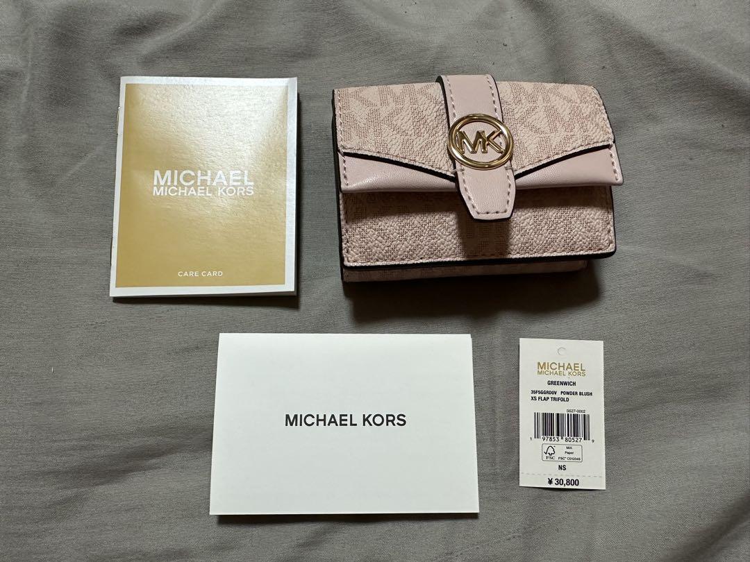 MICHAEL KORS ピンク 三つ折り財布