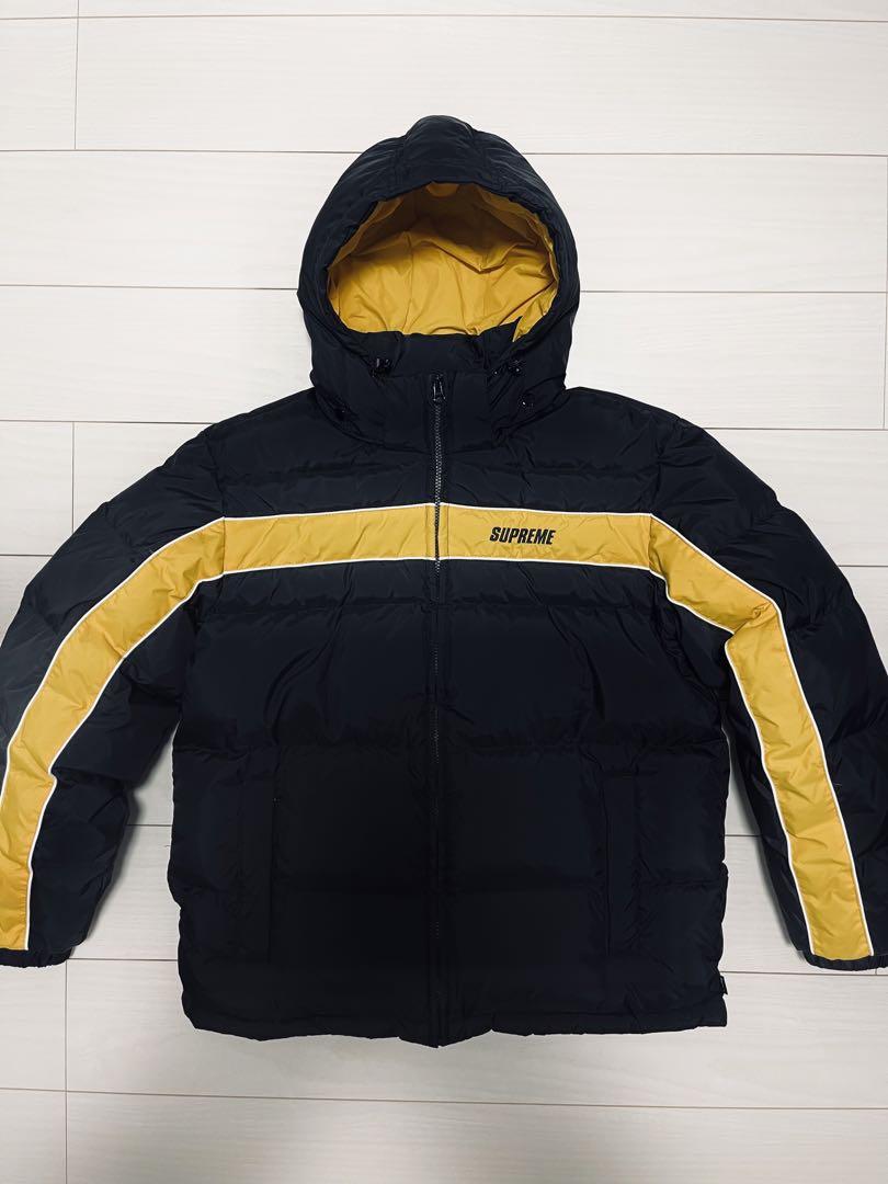 Supreme 18AW Stripe Panel Down Jacket