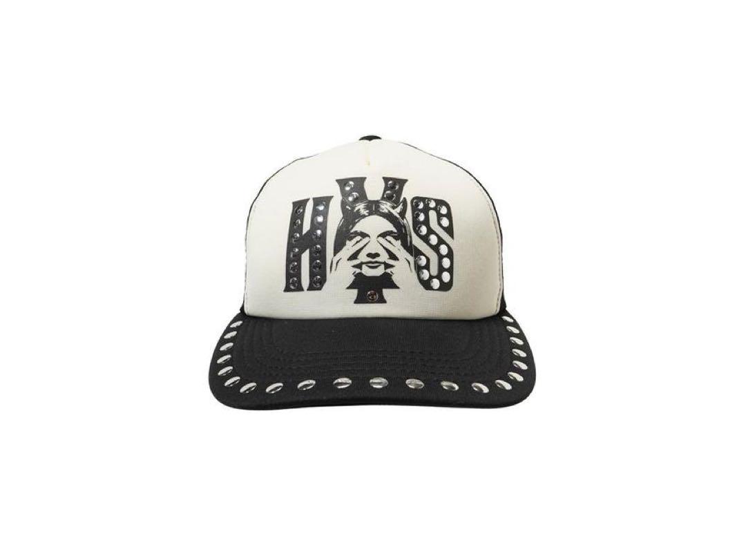HYSTERICGLAMOUR 2024 スタッズ メッシュキャップ ヒスガール HYSTERIC GLAMOUR2024スタッズ メッシュ キャップ ヒスガール