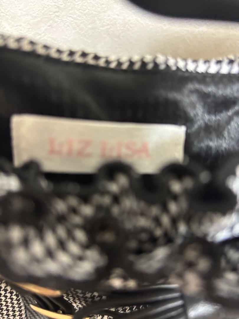 LIZLISA 2連 リボンベルトスカパン