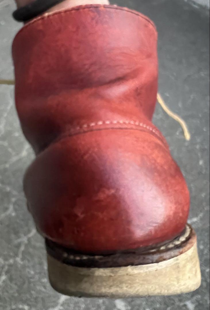 RED WING 四角犬タグ　赤茶　8166 アイリッシュセッター　ジャンク