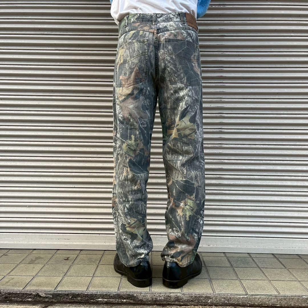 00s Mossy Oak リアルツリーカモ デニムパンツ 迷彩 W32 L30