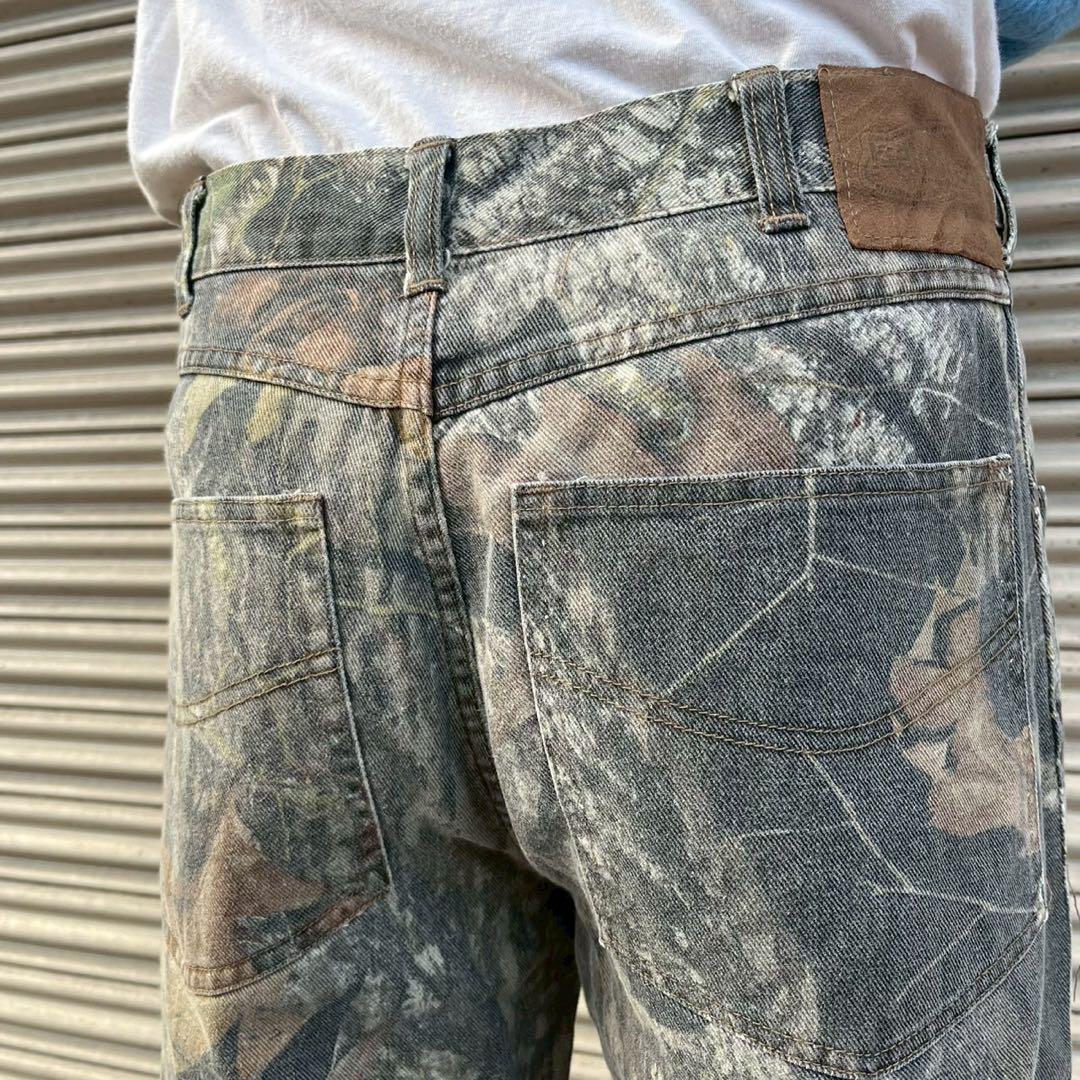 00s Mossy Oak リアルツリーカモ デニムパンツ 迷彩 W32 L30