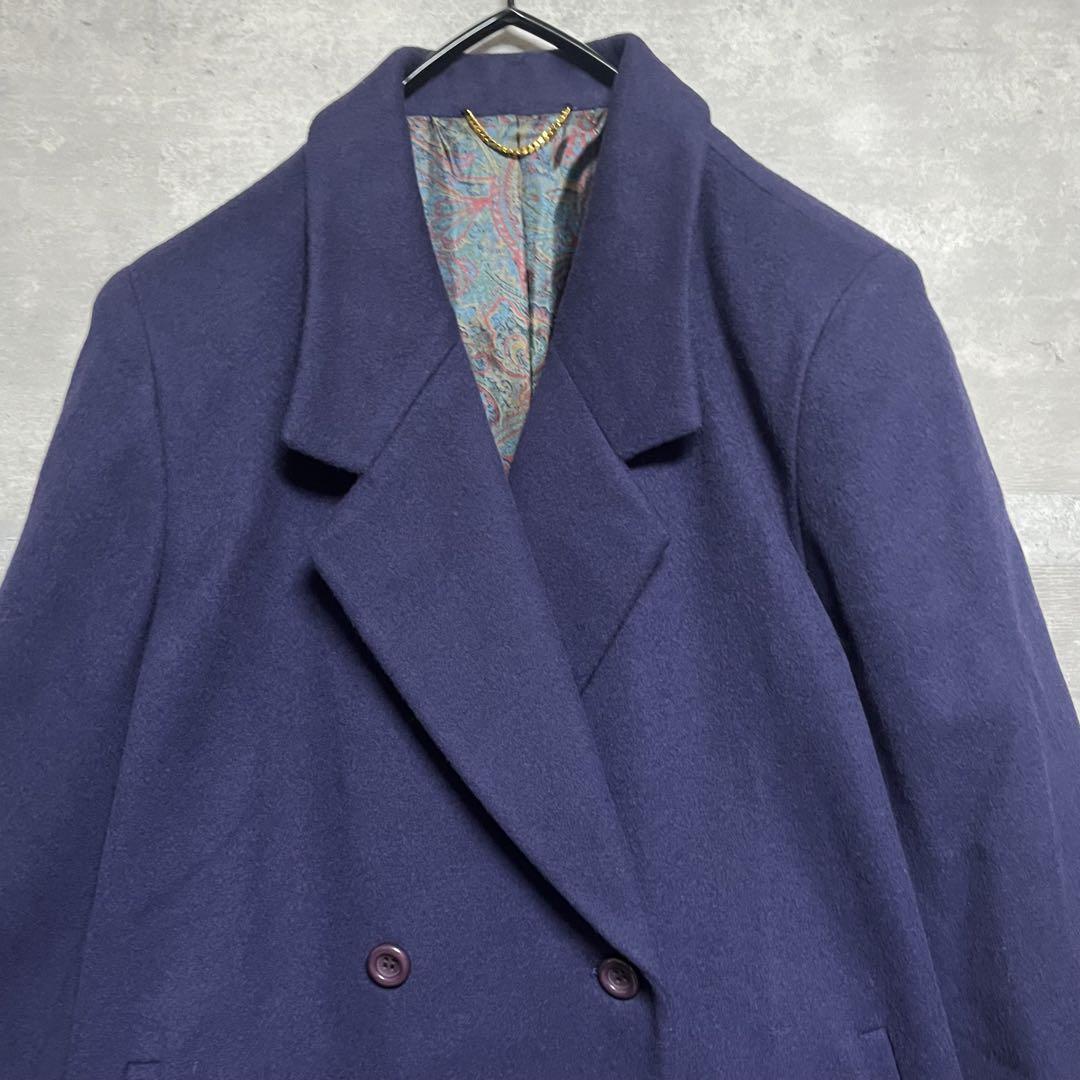 SP No.1208 VINTAGE ヴィンテージ ロングコート 単色 裏地総柄