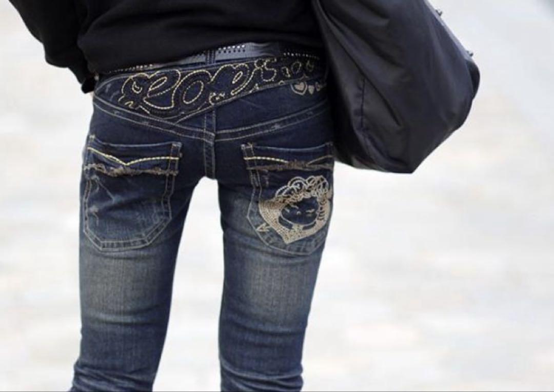 y2k LOLITA JEANS ロリータジーンズ ブーツカットデニム 25
