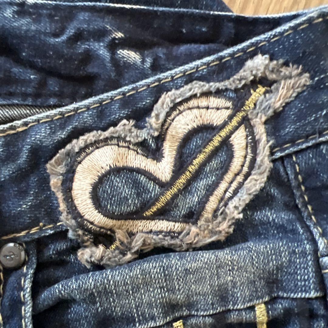 y2k LOLITA JEANS ロリータジーンズ ブーツカットデニム 25