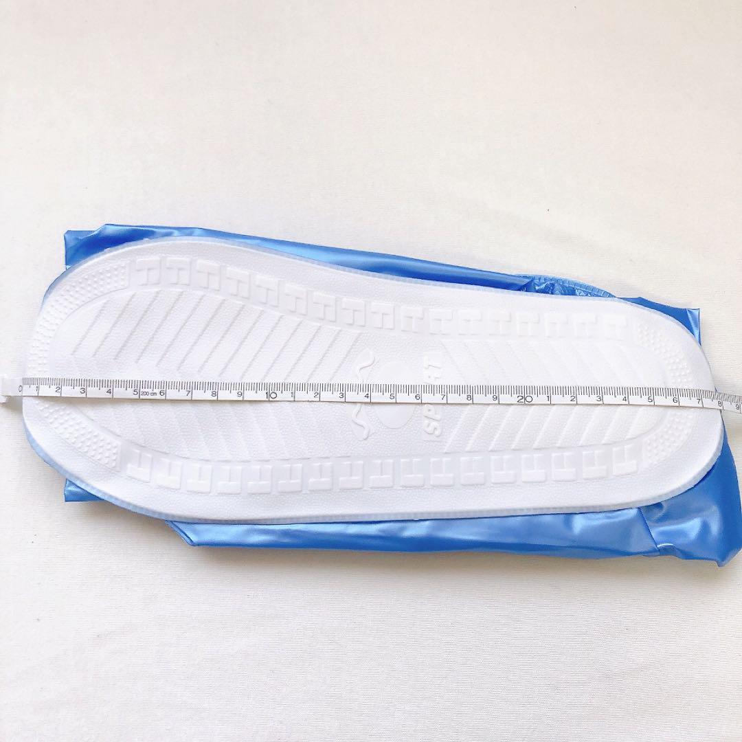 my&G] レッグカバー 雨よけ PVC 雨具 登山 防水 ブルー Lサイズ