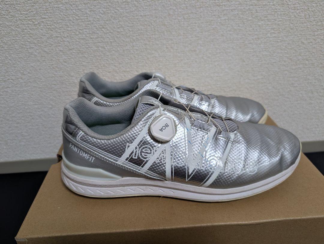 New Balance Fantomfit ゴルフシューズ シルバー