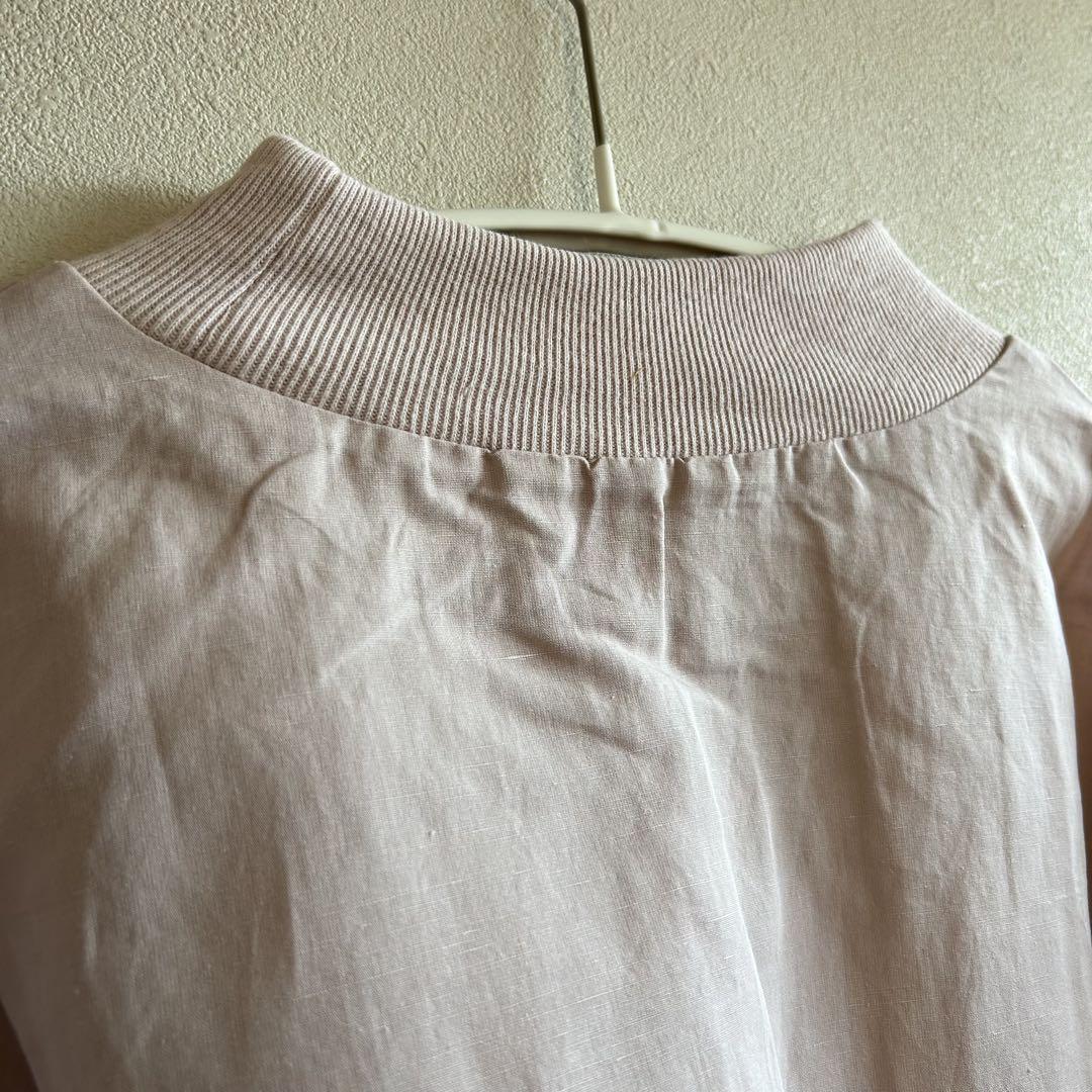大人気　完売品　新品　未使用　中川政七商店　綿麻ハイネックブラウス　ピンク　春