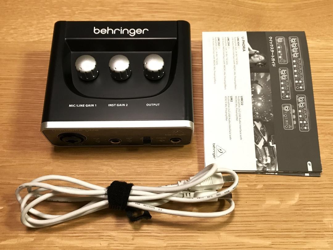 オーディオインターフェース Behringer UM-2