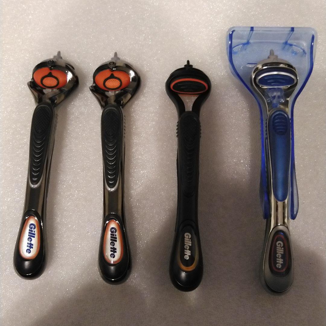 ジレットgillette  フュージョン本体4個セット