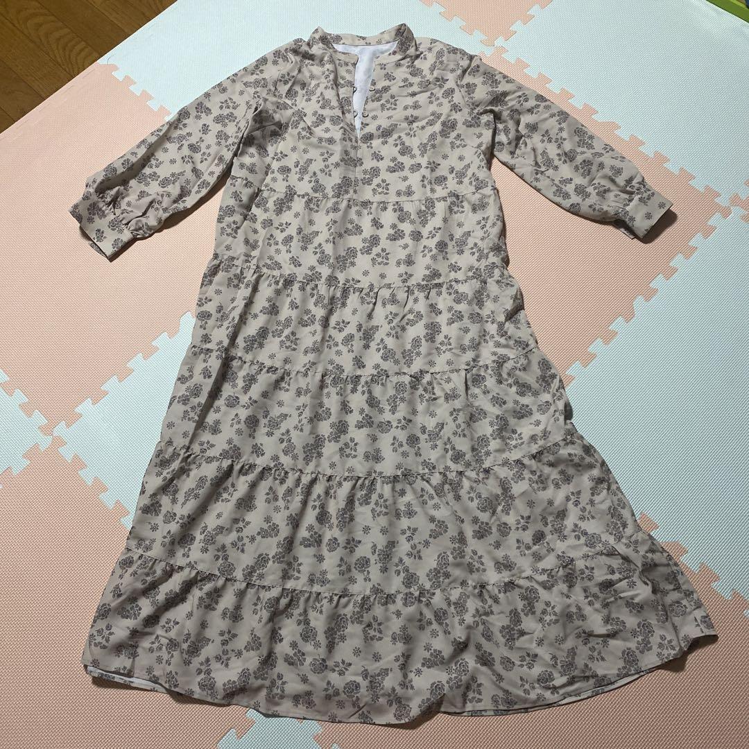 mede19f フェリシモ　ロングワンピース