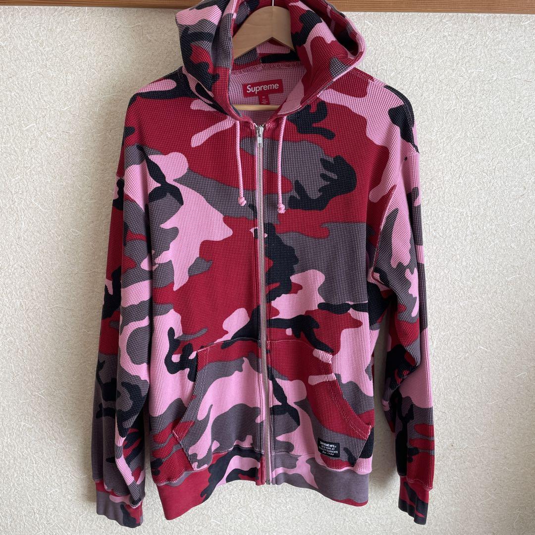 【本物保証 /関税・送料無料】Supreme Hooded Zip Up Thermal Supreme Hooded Zip Up Thermal