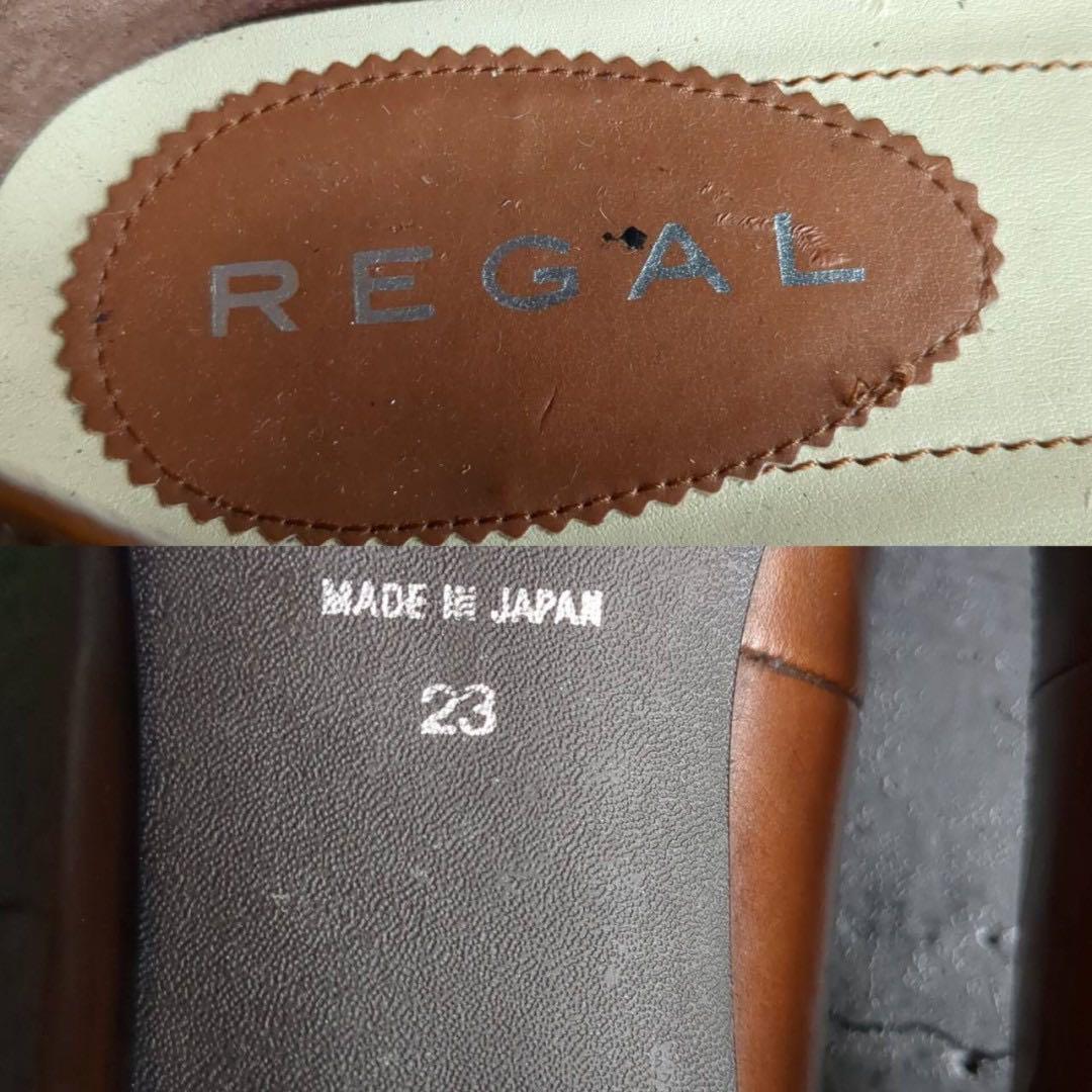 【REGAL】 リーガル 6055 (23) オーバルトゥ 日本製 パンプス