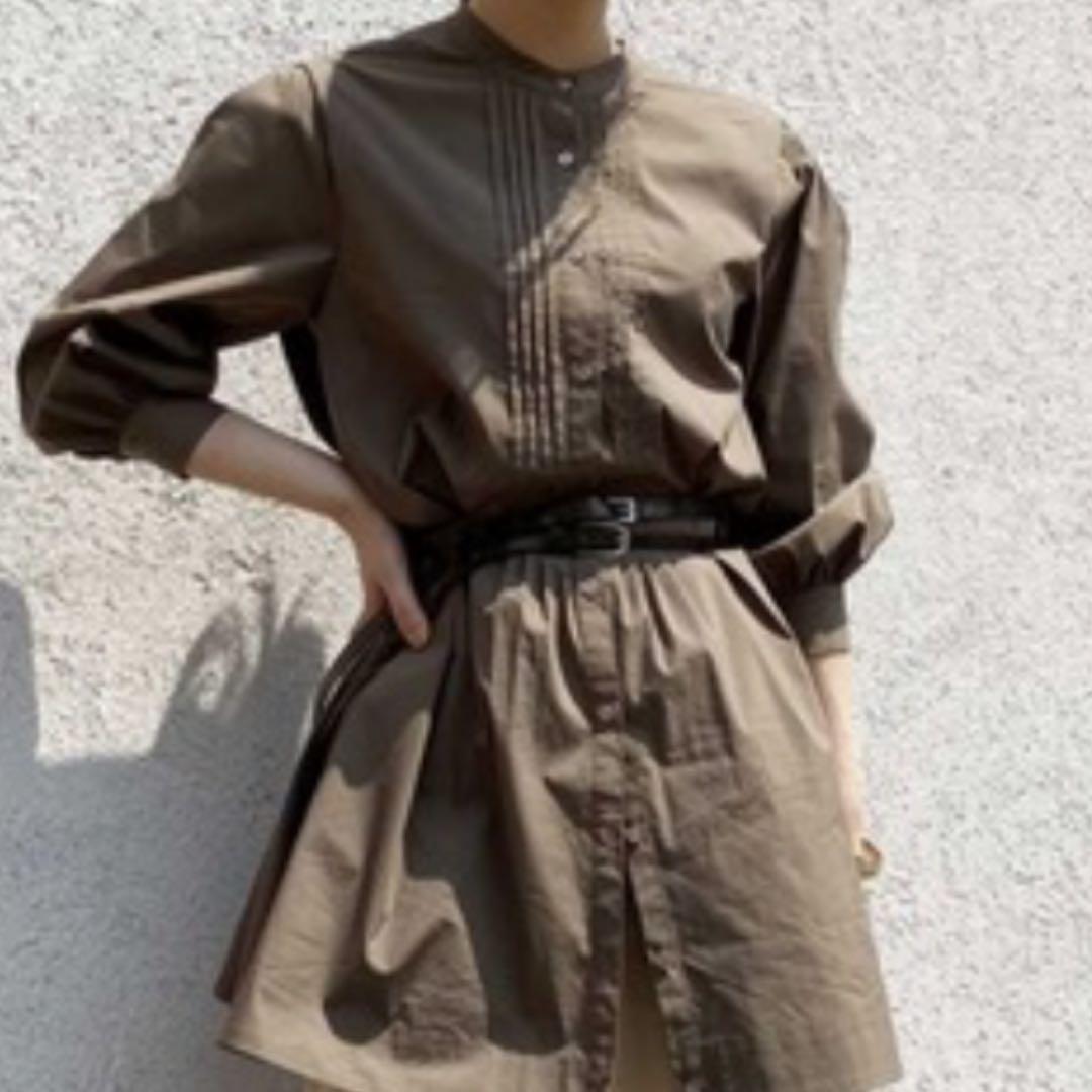 Ameri（アメリ）の「MEDI BUTTON TUNIC SHIRT（シャツ/ブラウス