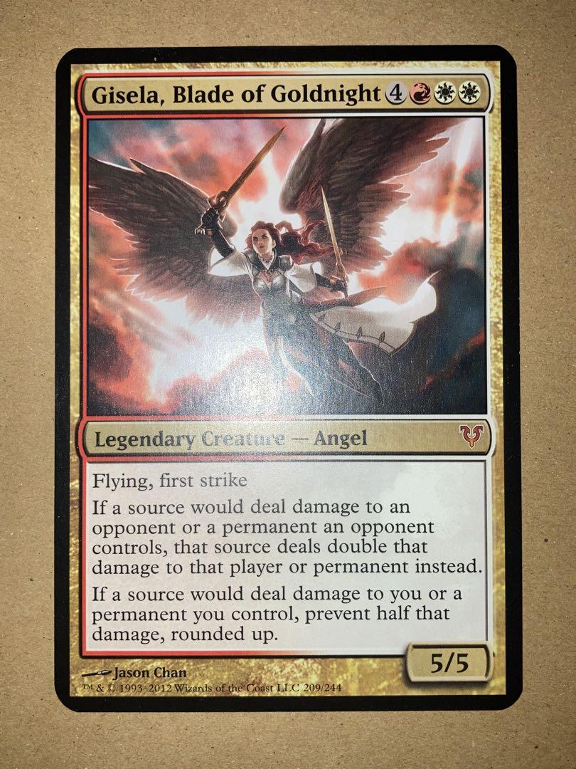 MTG プロモ 大判カード 黄金夜の刃、ギセラ 英語 1枚 - メルカリ