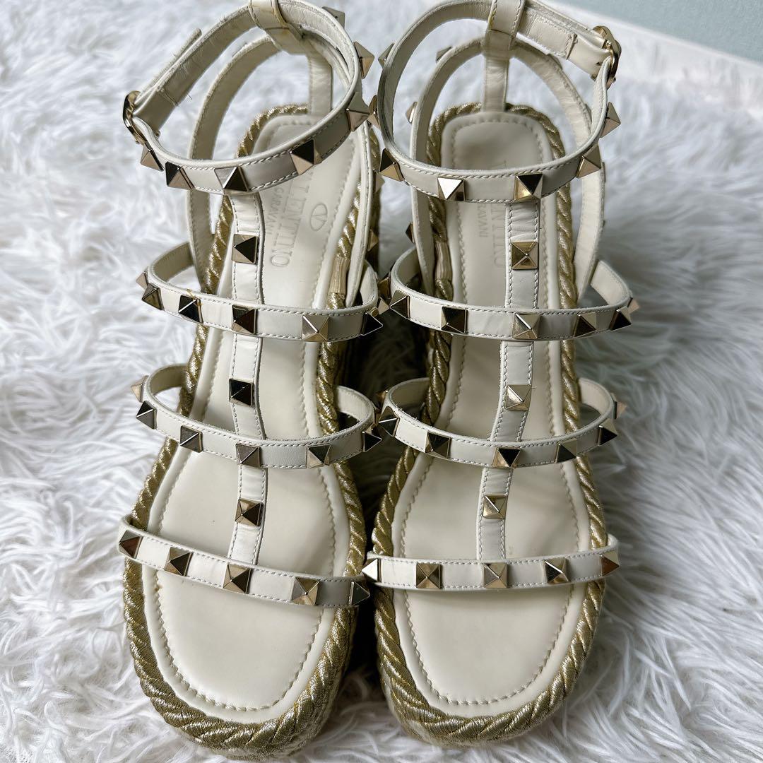 VALENTINO ウェッジソール サンダル37