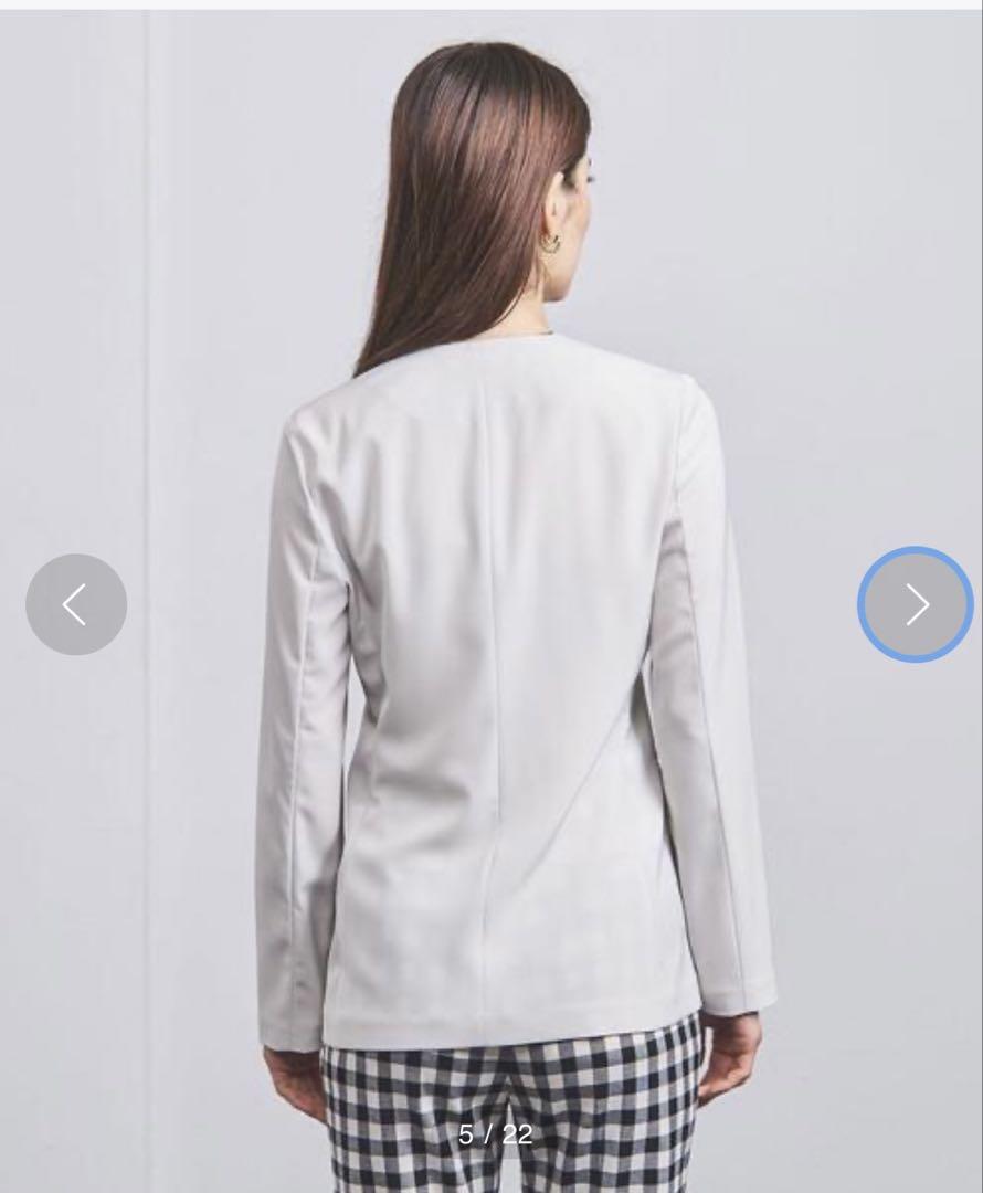 UNITED ARROWS FEEL FREE LIGHTノーカラージャケット