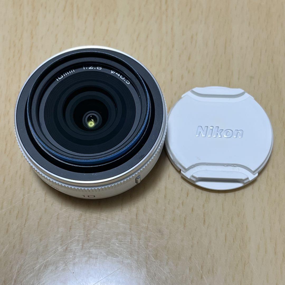 Nikon 1 V1　ダブルズームキット　ホワイト　カメラレンズ2種付き