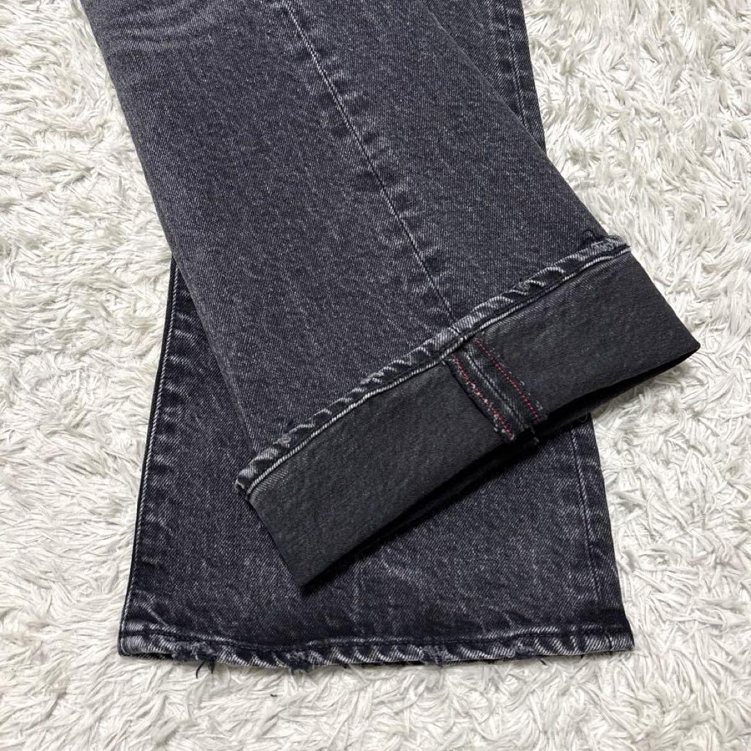 美品✨日本製✨ MOUSSY マウジー MVS BLACK FLARE デニム
