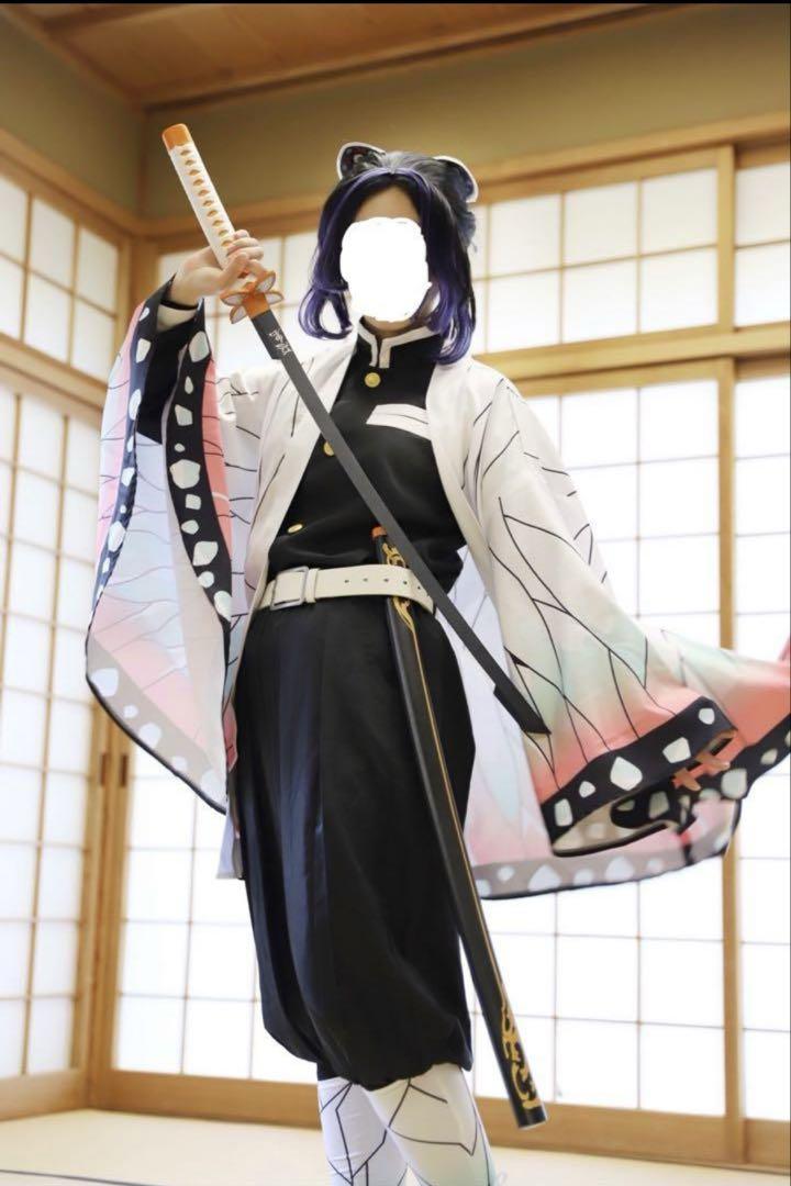 鬼滅の刃 胡蝶しのぶ コスプレフルセット 胡蝶しのぶ コスプレ フルセット 刀付き 【鬼滅の刃】