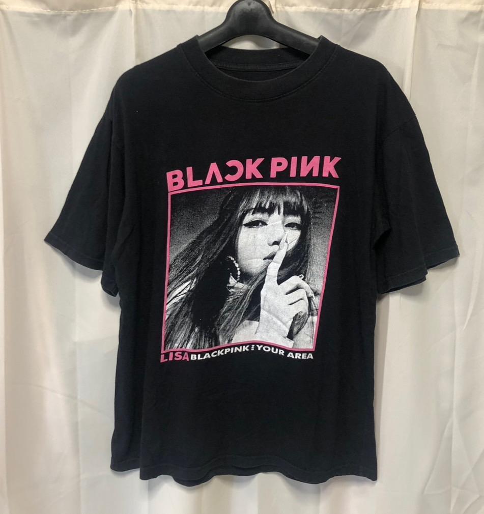 貴重 BLACK PINK ブラックピンク Tシャツ ロックTシャツ LISA