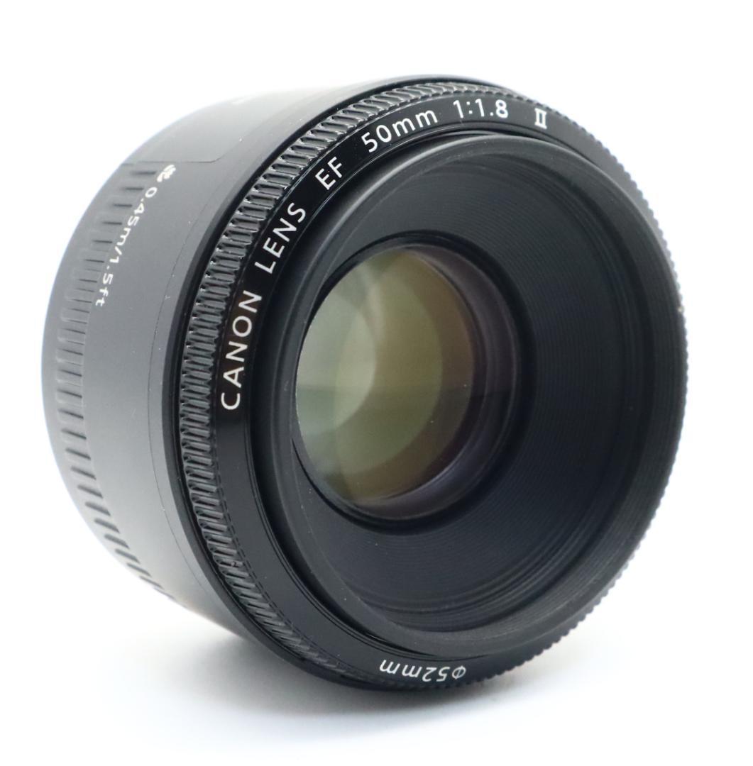 ＊完動品 美品　Canon EF 50mm F1.8 Ⅱ 単焦点レンズ