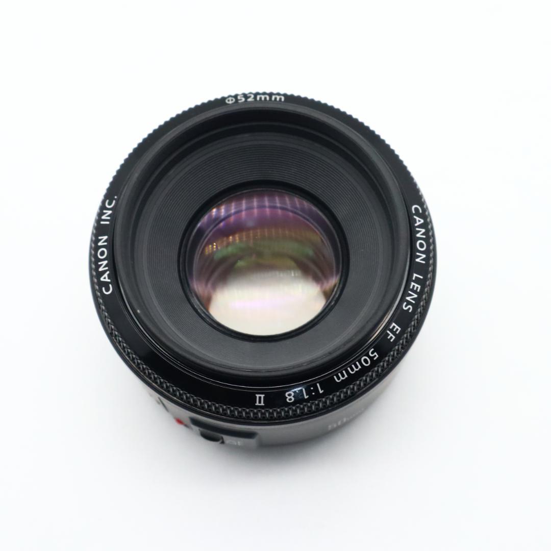 ＊完動品 美品　Canon EF 50mm F1.8 Ⅱ 単焦点レンズ