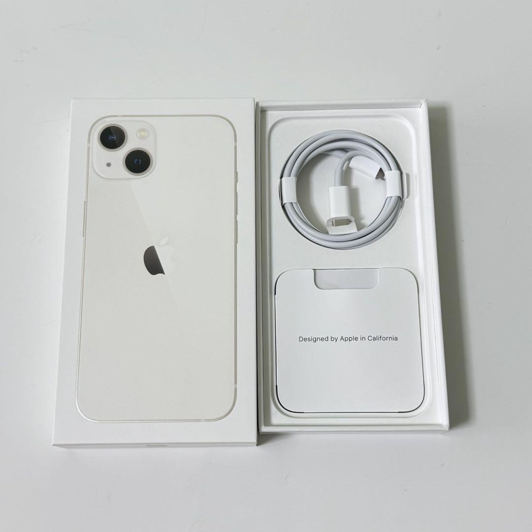 iPhone 13 本体 箱 128GB スターライト