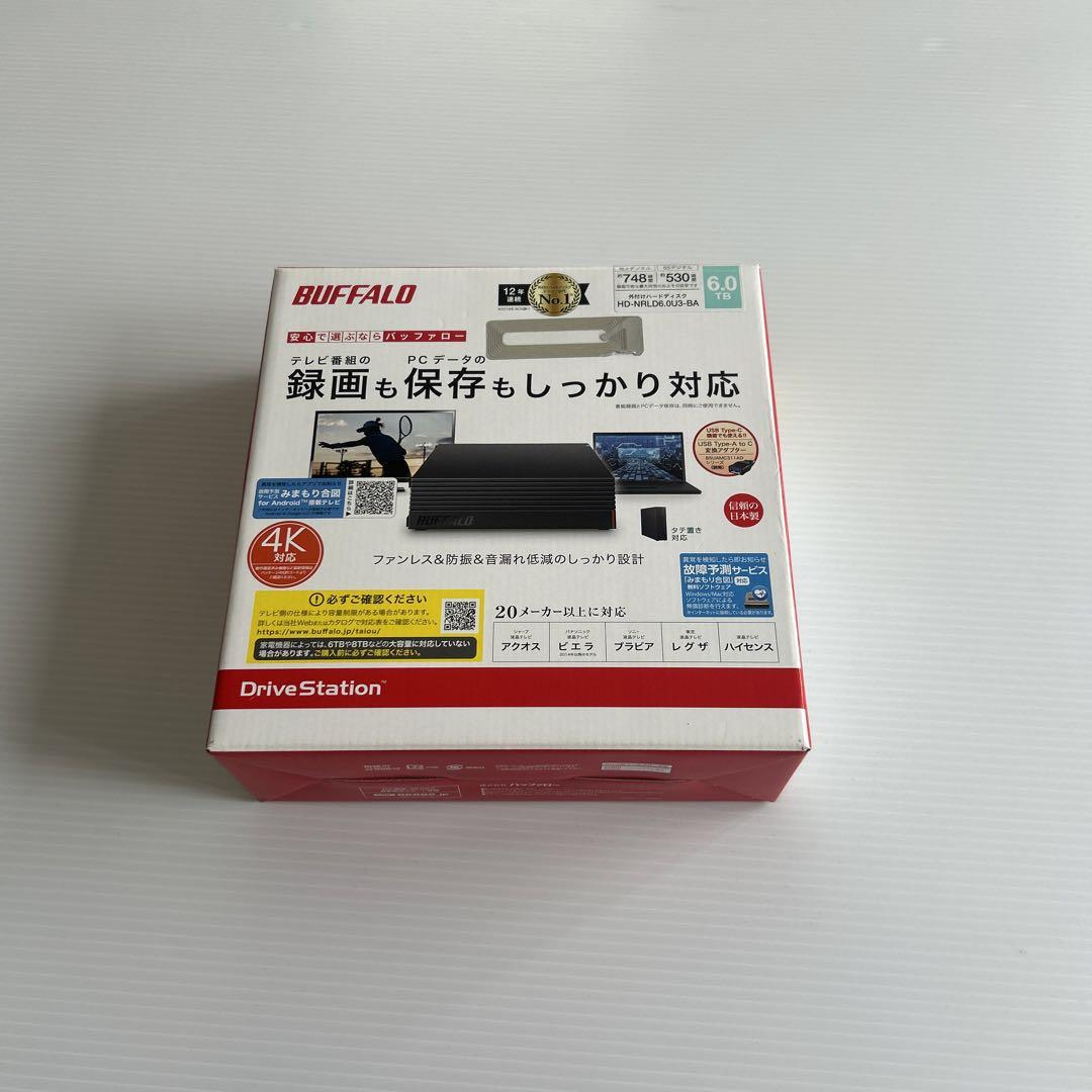 ハードディスク(外付け) BUFFALO 6.0TB