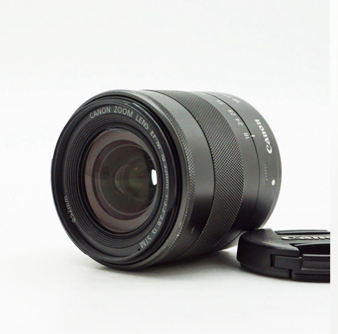 Canon キヤノン EF-M18-55mm IS STM 標準ズームレンズ