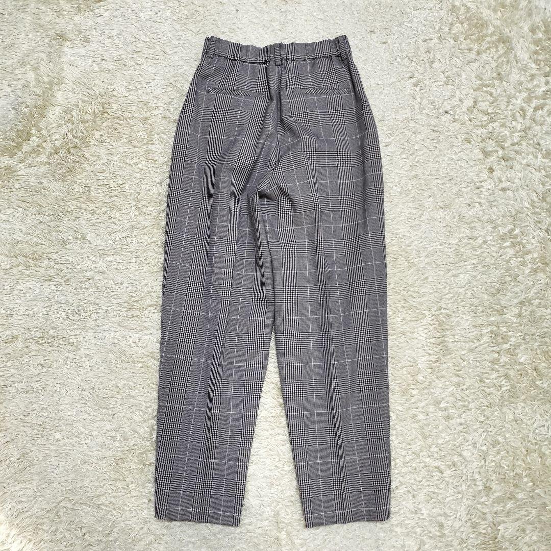 【美品】オリヒカライム ダブルジャケット ストレッチスーツ チェック 千鳥柄