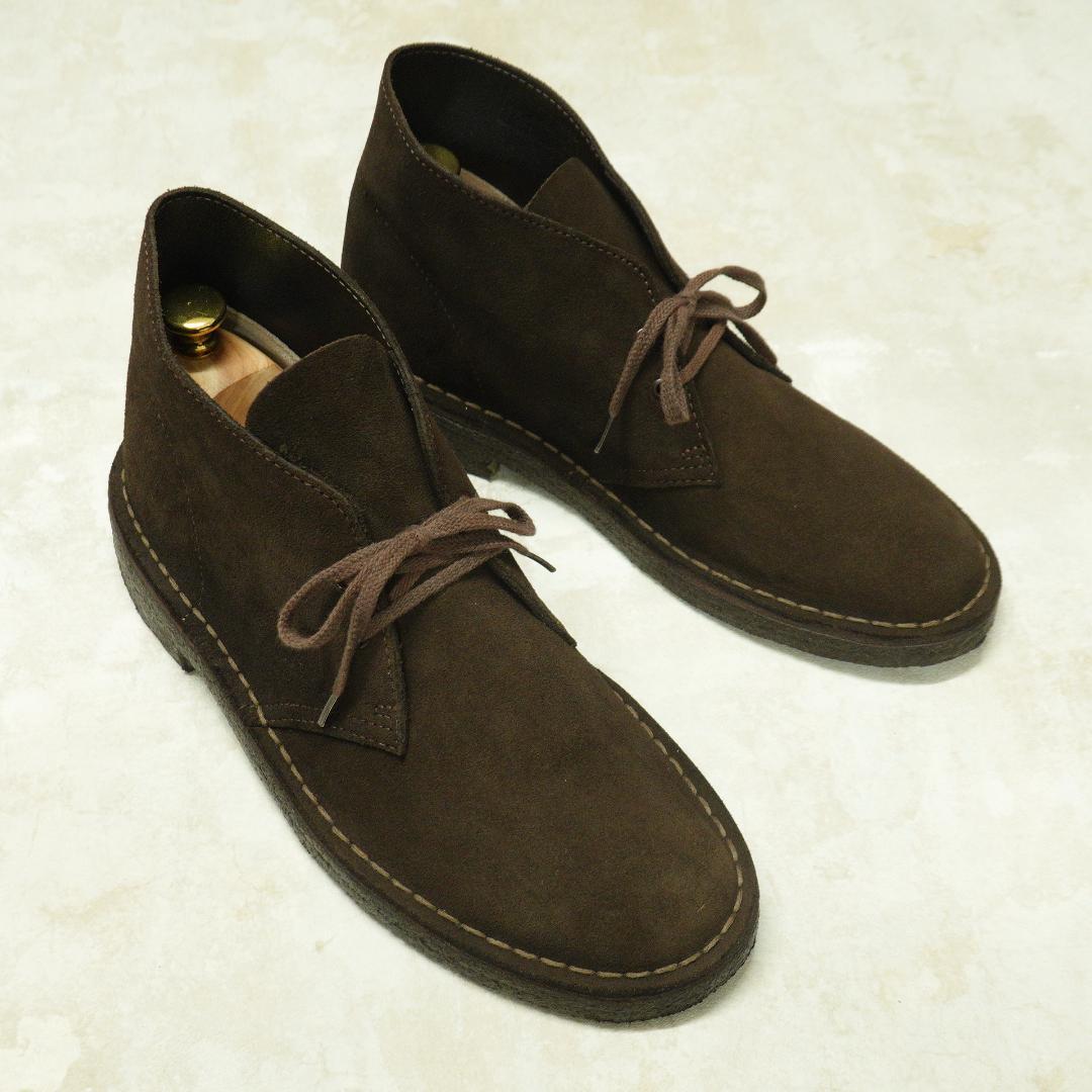Clarks スエードデザートブーツ ブラウン 25.5-26cm