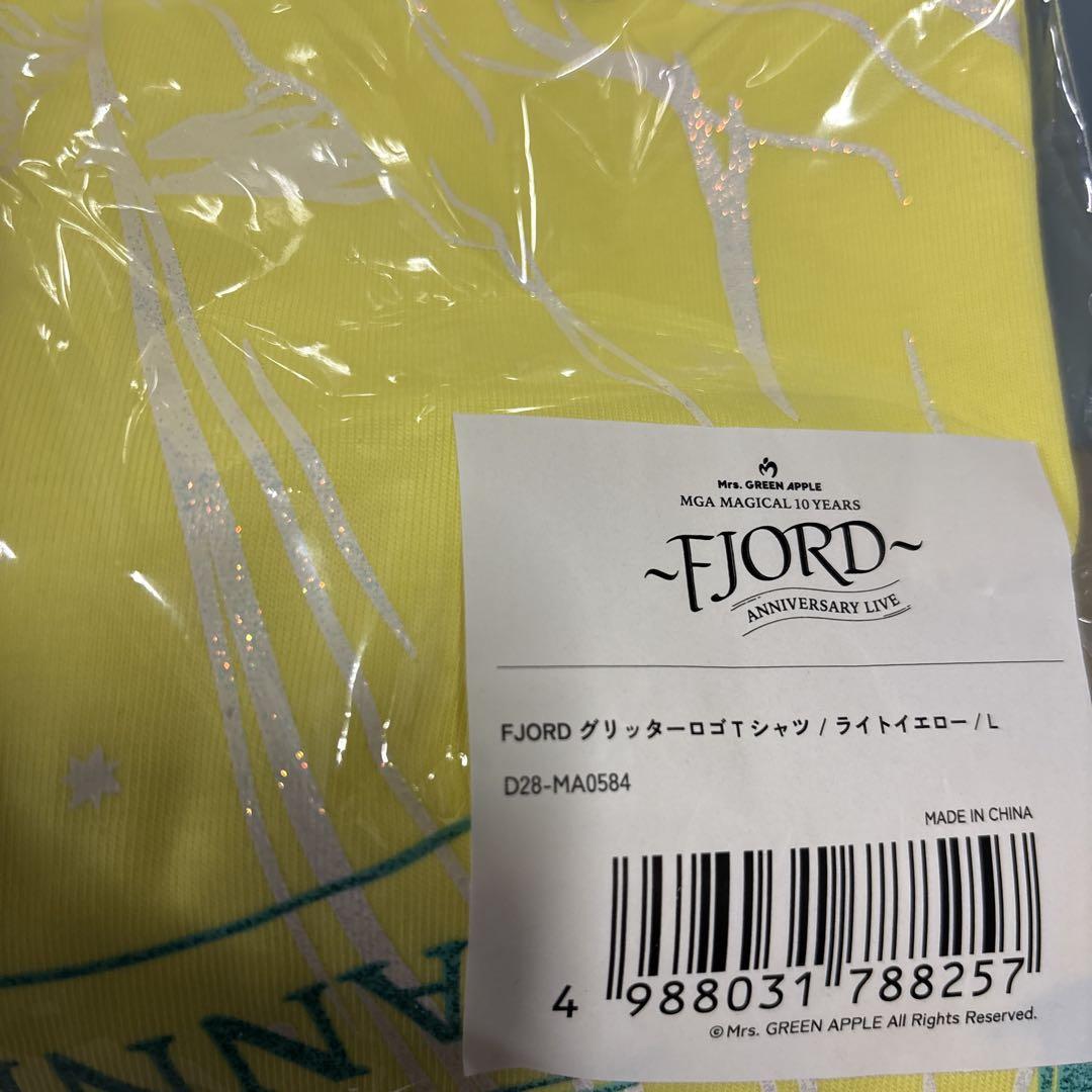 Mrs. GREEN APPLE グリッターロゴTシャツL フィヨルド