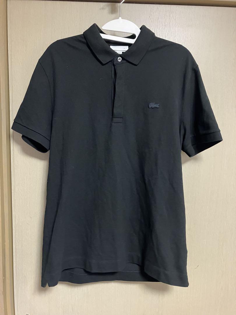 未使用★ラコステREGULARFIT ポロシャツPH5522 ブラックUS:M