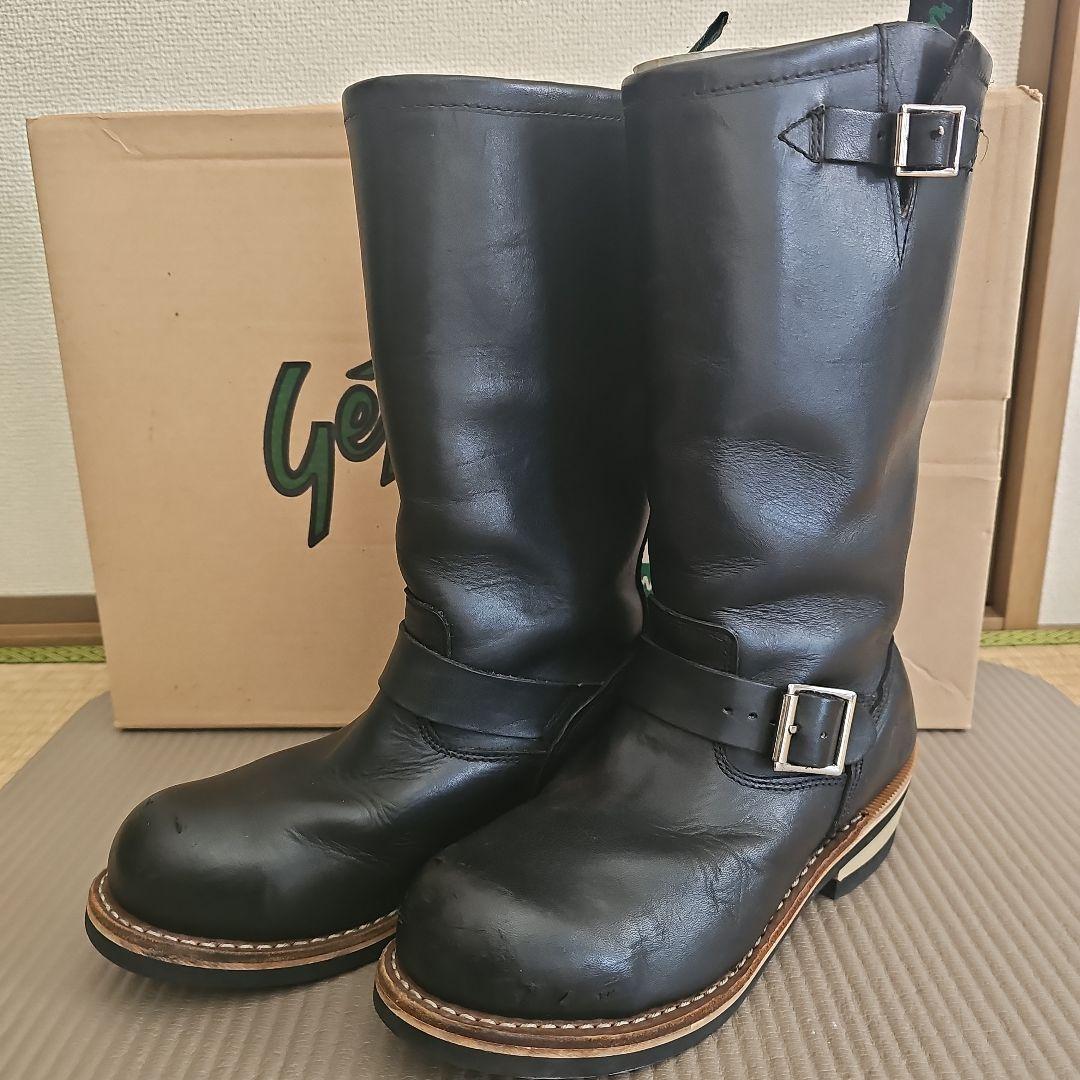 エンジニアブーツ ブラック 使用感あり
