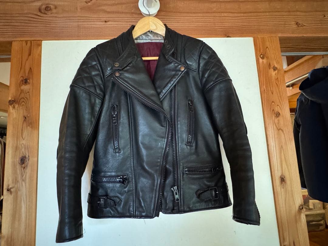 wolf leather ライダース 36M