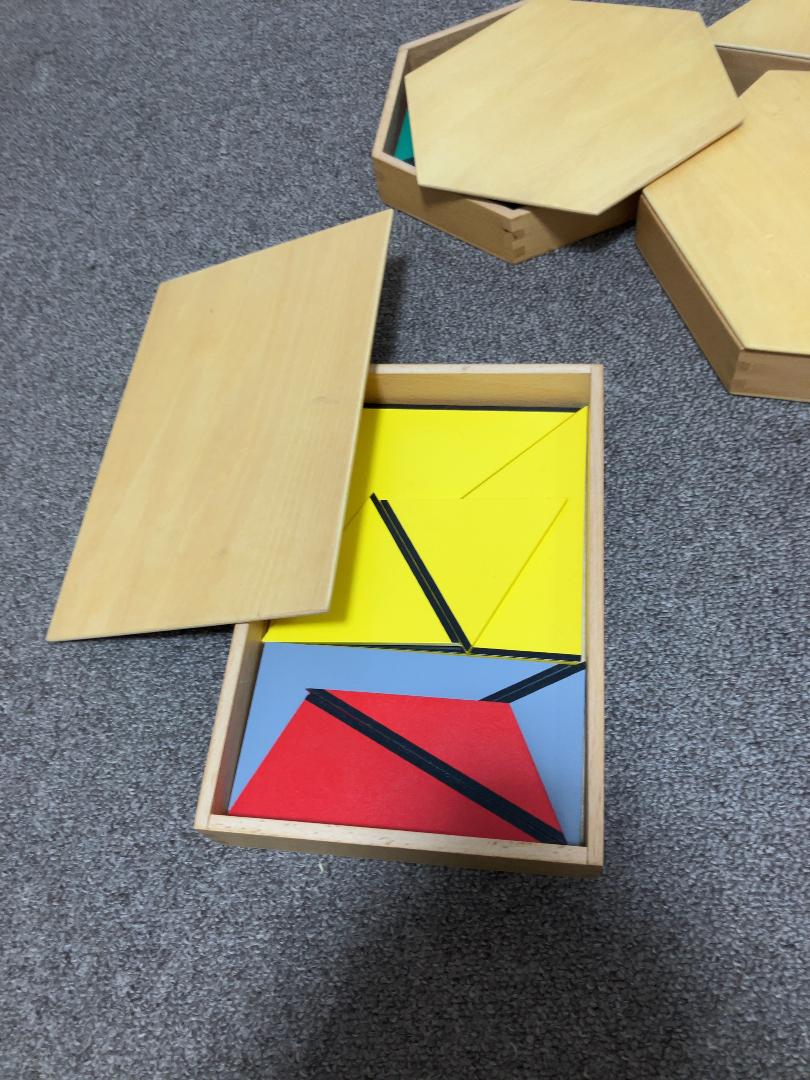 楽天市場】モンテッソーリ 構成三角形 5箱セット Montessori
