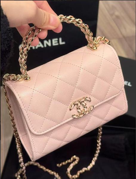 CHANEL キルティング マザーズバッグ ピンク CHANEL キルティング マザーズバッグ ピンク