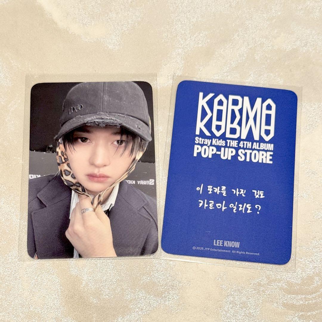 straykids karma リノ QR トレカ ラキドロ ポップアップ straykids KARMA ポップアップ ラキドロ トレカ リノ - メルカリ