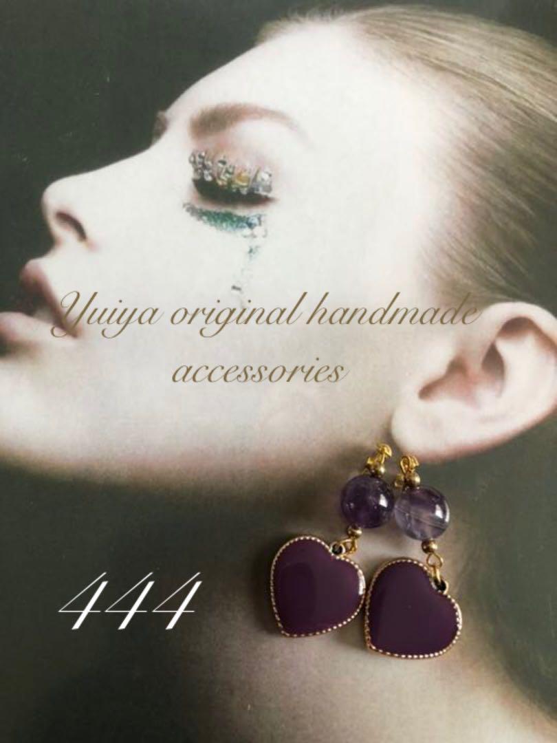 ハンドメイド ピアス ⭐︎444 uSeFm-m31038272845 イヤリング 国産NEW