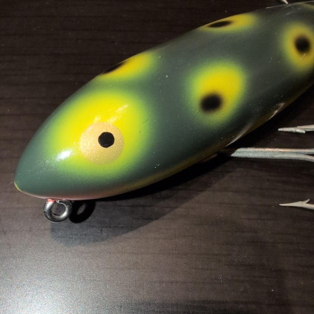 【ヴィンテージ/超レア】CFCフロッグコートプロペラ　トップウォーター カエル革 ヴィンテージ/超レア】CFCフロッグコートプロペラ トップ