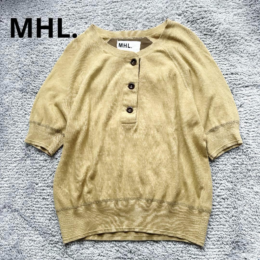 MHL. マーガレットハウエル 　ニットプルオーバー　Ⅱ　コットンリネン MARGARET HOWELL（マーガレットハウエル）の「LINEN COTTON 2