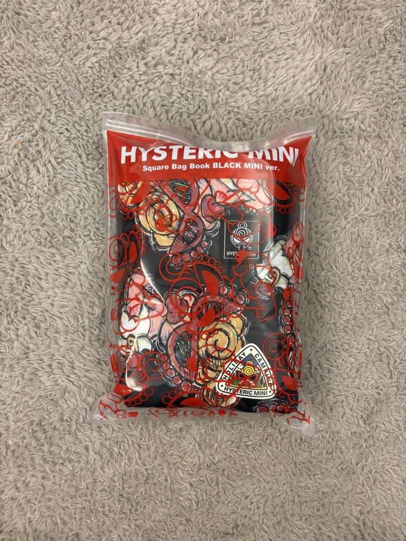 新品未開封 HYSTERIC MINI スクエアバッグ ブラック ステッカー付