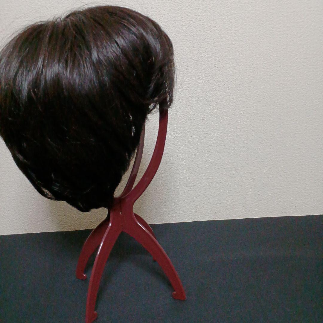 【キャンライフ】医療用ウィッグ　ショート　すっぽり被る帽子タイプ