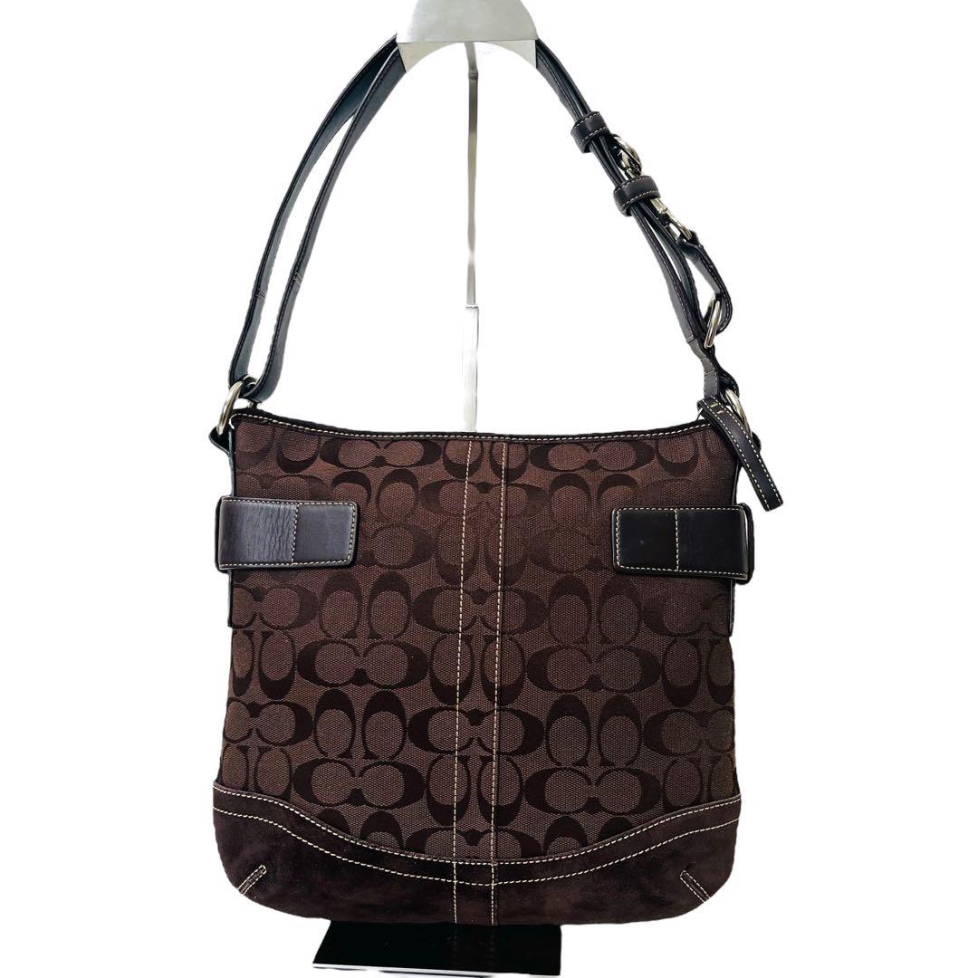 COACH ワンショルダー 2way シグネチャー キャンバス 肩掛け
