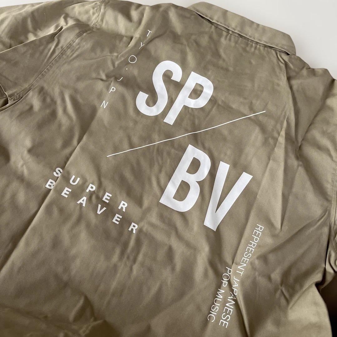 SUPER BEAVER カーキ M コーチジャケット
